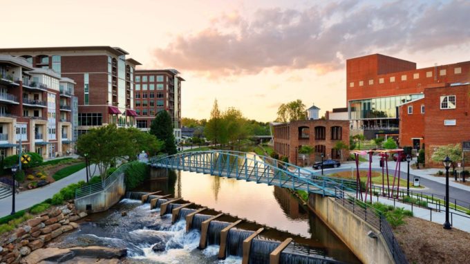 Greenville skyline