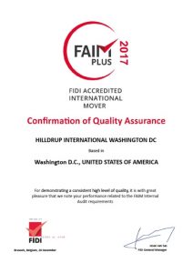 FAIM Certificate 2017