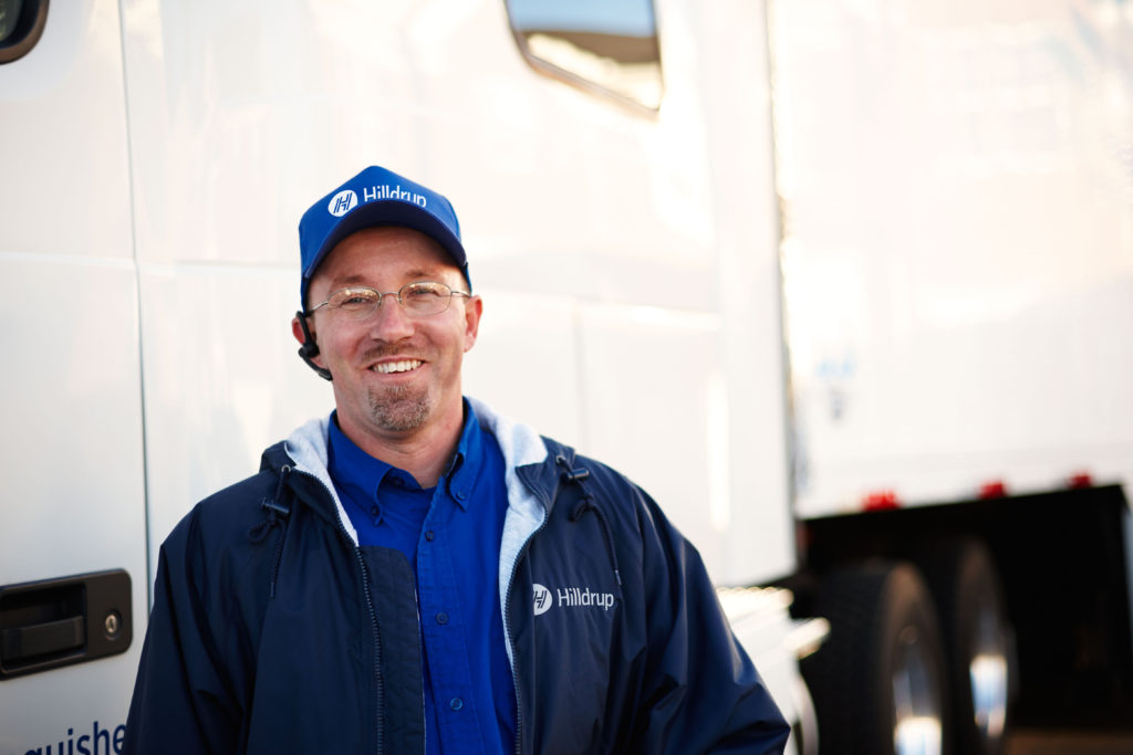 Our driver, Pete, in front of his truck