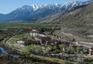 Panoramic view of David Walleys Resort