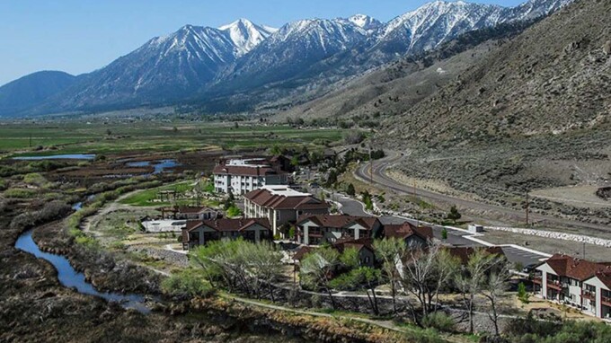 Panoramic view of David Walleys Resort