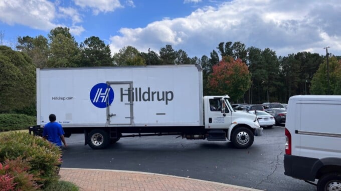 Hilldrup Atlanta on-site at Move For Hunger event