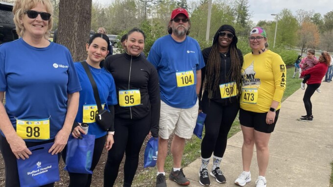 Team Hilldrup at the 2024 Stafford Hospital 5K