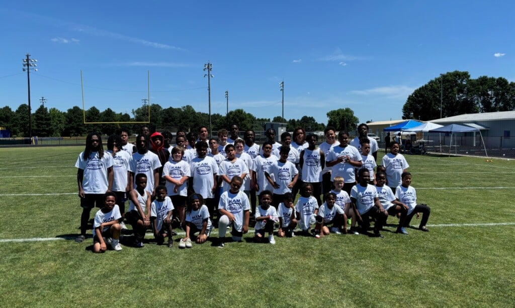 Campers at Kam Robinson camp