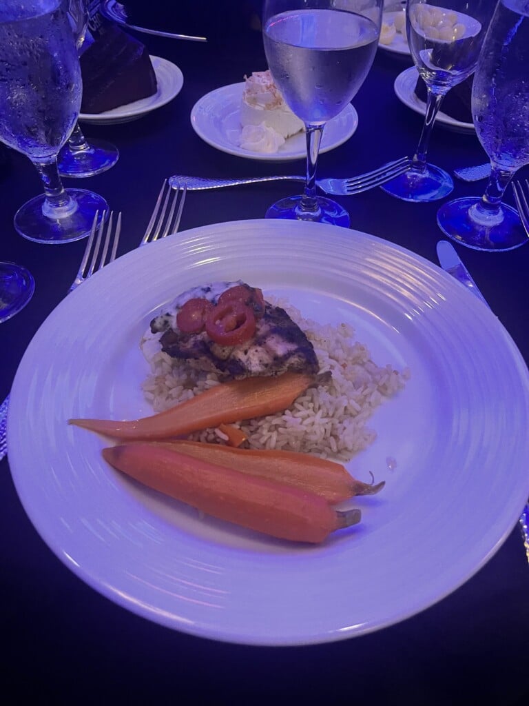 Dinner at 2024 Best of Spartanburg event. 