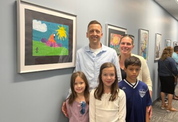 Stafford County family visits Hilldrup HQ for 2024 art show