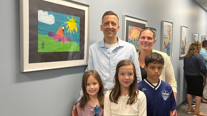 Stafford County family visits Hilldrup HQ for 2024 art show