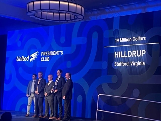 Hilldrup on stage at the 2025 UniGroup Learning Conference 